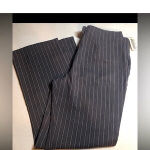 Women's Gray Striped Pants